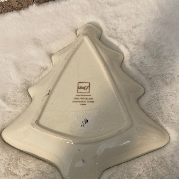 Mikasa Cream Porcelain Tree Dish - Picture 2 of 9